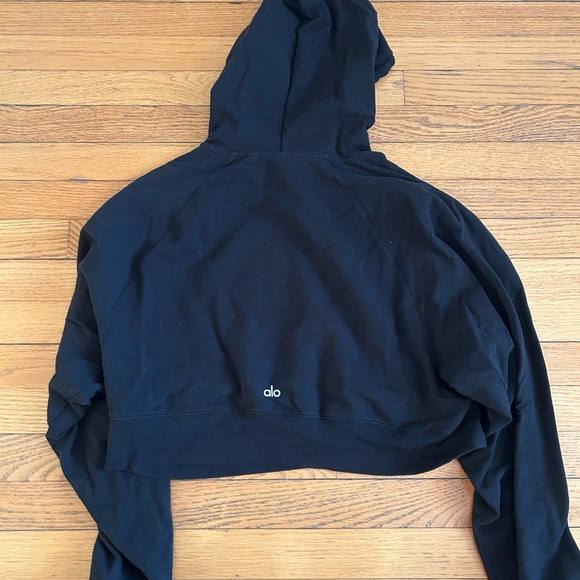 ALO Yoga Tops - ALO Yoga Black Hoodie